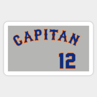 Mets Capitan #12 Magnet